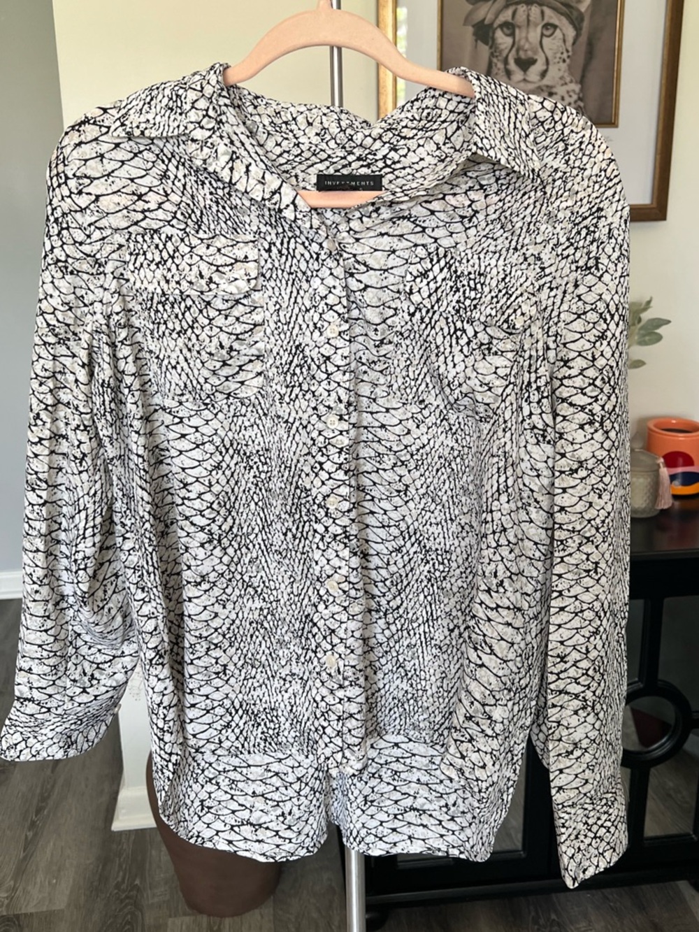 Investment Petites Button Down Shirt